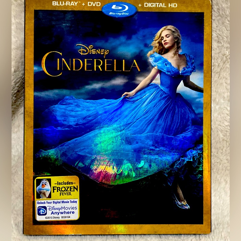 Disney’s CINDERELLA Blu-ray/DVD combo (no digital copy included)